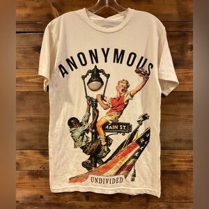 NWT ANONYMOUS REVOLUTION Skater “UNDIVIDED” Los Angeles Brand Tie-Dye T-shirt M